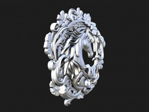 Horse CNC 3D-printmodel