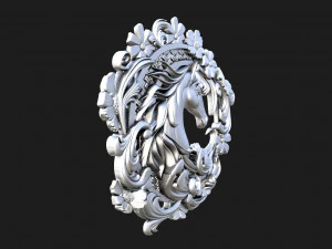 Horse CNC 3D Print Model