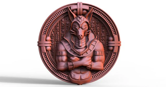 Anubis CNC 3D Print Model .c4d .max .obj .3ds .fbx .stl .blend 