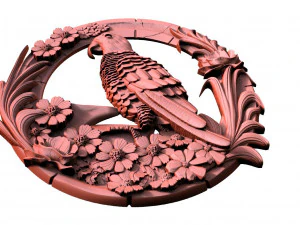Parrot CNC 3D Print Model