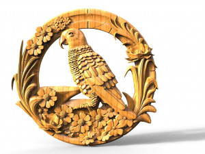 Parrot CNC 3D-printmodel