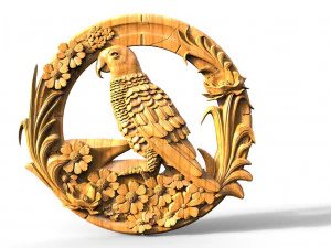 Parrot CNC 3D Print Model