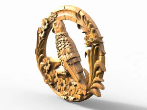 Parrot CNC 3D Print Model