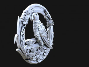 Parrot CNC 3D Print Model