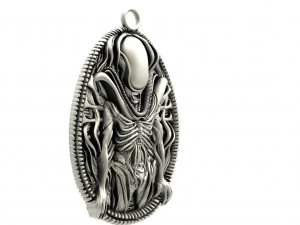 Alien Xenomorph pendant 3D Принт Модель