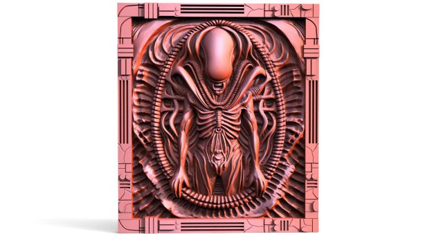 Alien Xenomorph CNC 3D Принт Модель .c4d .max .obj .3ds .fbx .stl .blend 