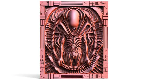 Alien Xenomorph CNC 3D Print Model .c4d .max .obj .3ds .fbx .stl .blend 