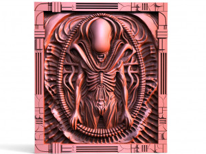 Alien Xenomorph CNC 3D-printmodel