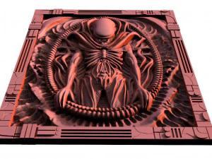 Alien Xenomorph CNC 3D Print Model