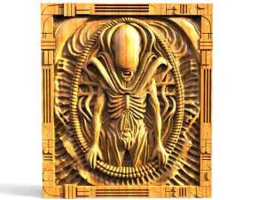 Alien Xenomorph CNC 3D Print Model