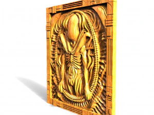 Alien Xenomorph CNC 3D Print Model