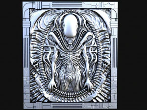 Alien Xenomorph CNC 3D Print Model