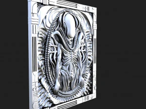 Alien Xenomorph CNC 3D Print Model