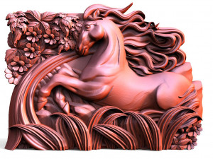 Horse CNC 3Dプリントモデル