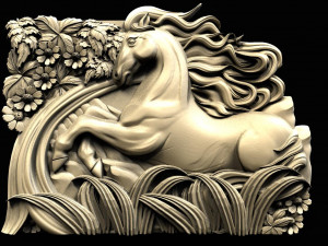 Horse CNC Modèles 3D en vedette