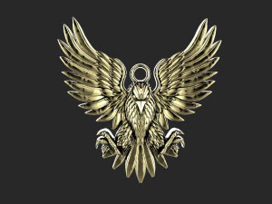 Wisior z orłem Model do druku 3D