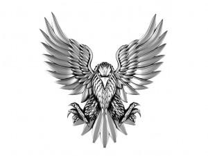 Eagle pendant 3D Print Model