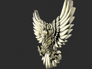 Eagle pendant 3D Print Model