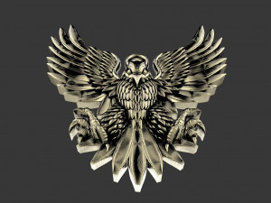 Eagle pendant 3D Print Model