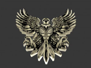 Eagle pendant 3D Print Model