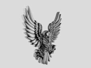 Eagle pendant 3D Print Model