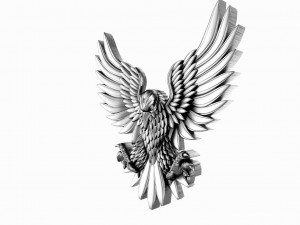 Eagle pendant 3D Print Model
