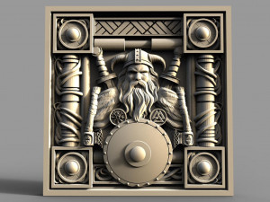 Viking CNC Modelo de Impressão 3D