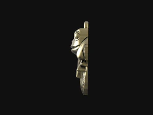 Frog pendant 3D Print Model
