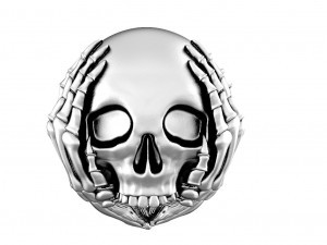 Skull pendant 3D-Druckmodell