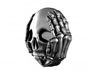 Skull pendant 3D-Druckmodell