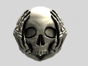 Skull pendant 3D Print Model