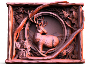Deer CNC 3D Print Model