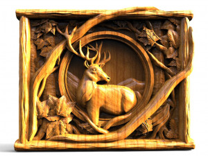 Deer CNC 3D Print Model