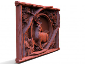 Deer CNC 3D Print Model