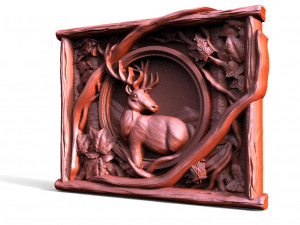 Deer CNC 3D Print Model
