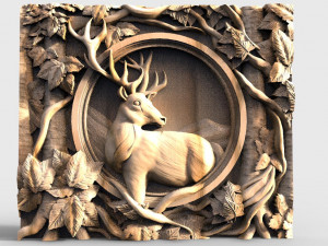 Deer CNC 3D Print Model