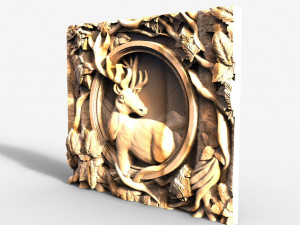 Deer CNC 3D Print Model
