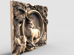 Deer CNC 3D Print Model