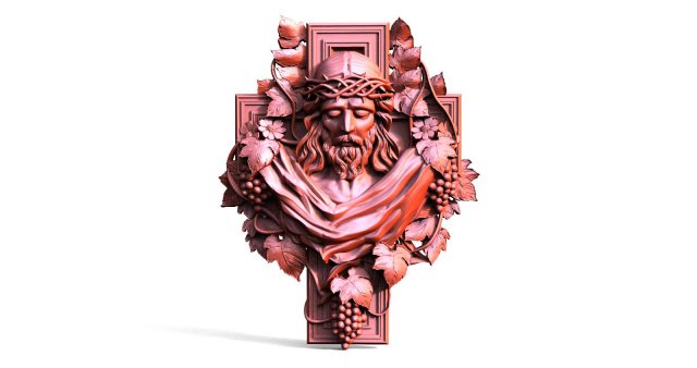 Jesus Christ CNC 3D-Druckmodell .c4d .max .obj .3ds .fbx .stl .blend 