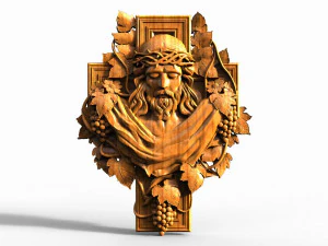Jesus Christ CNC 3D Print Model