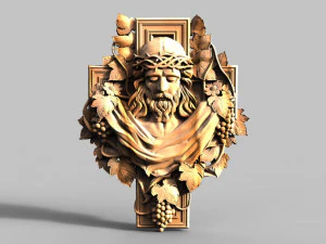 Jesus Christ CNC 3D Print Model