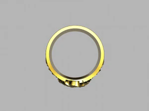 Viking dragon ring 3D Print Model