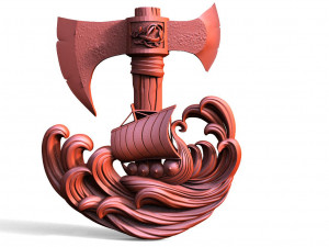 Viking Ship CNC Modello di stampa 3D