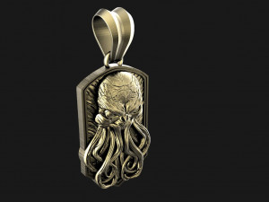 Cthulhu pendant 3D Print Model