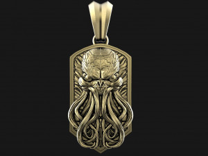Cthulhu pendant Model do druku 3D