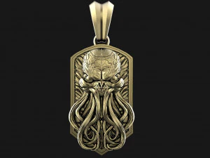 Cthulhu pendant 3D Print Model