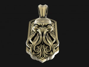 Cthulhu pendant 3D Print Model