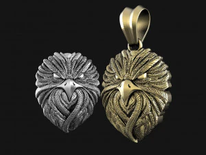 Кулон Орел 3D Принт Модель