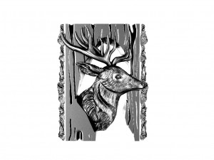 Deer pendant 3D Print Model