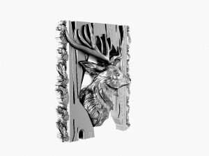 Deer pendant 3D Print Model